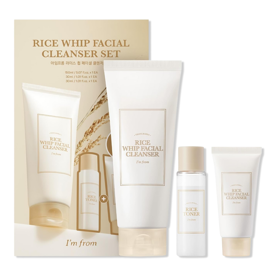 I'm From Rice Whip Facial Cleanser Set