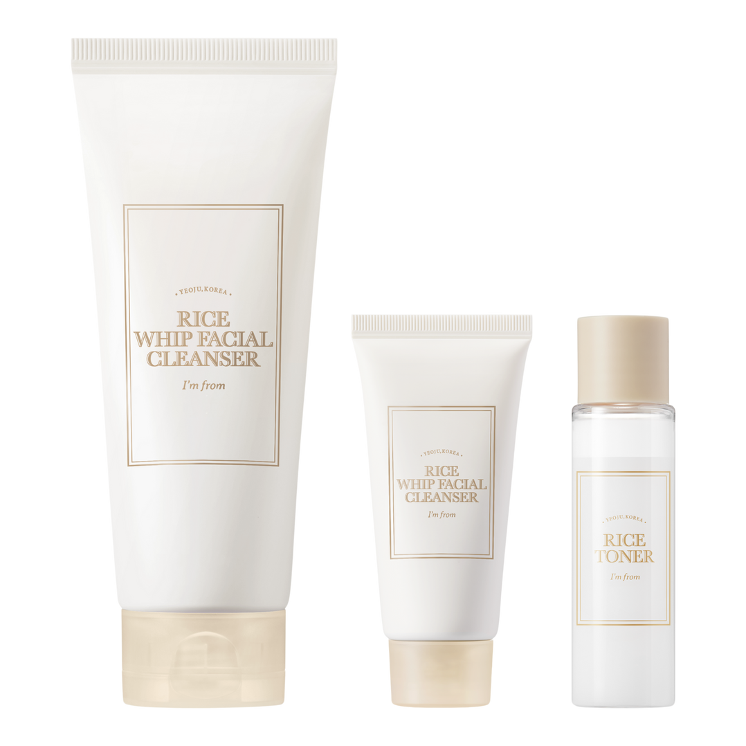 I'm From Rice Whip Facial Cleanser Set