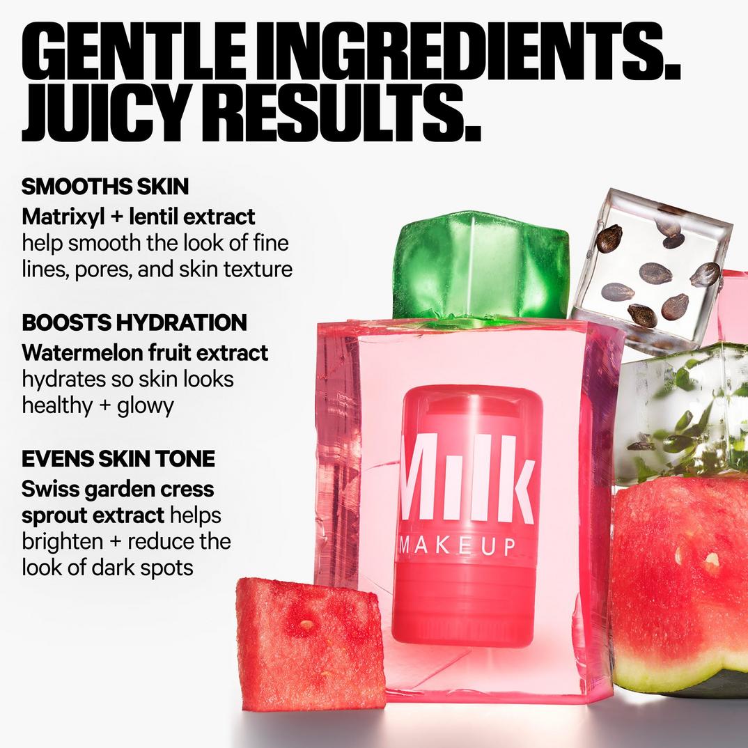 MILK MAKEUP Watermelon Jelly Glow Brightening Serum Stick with Peptides