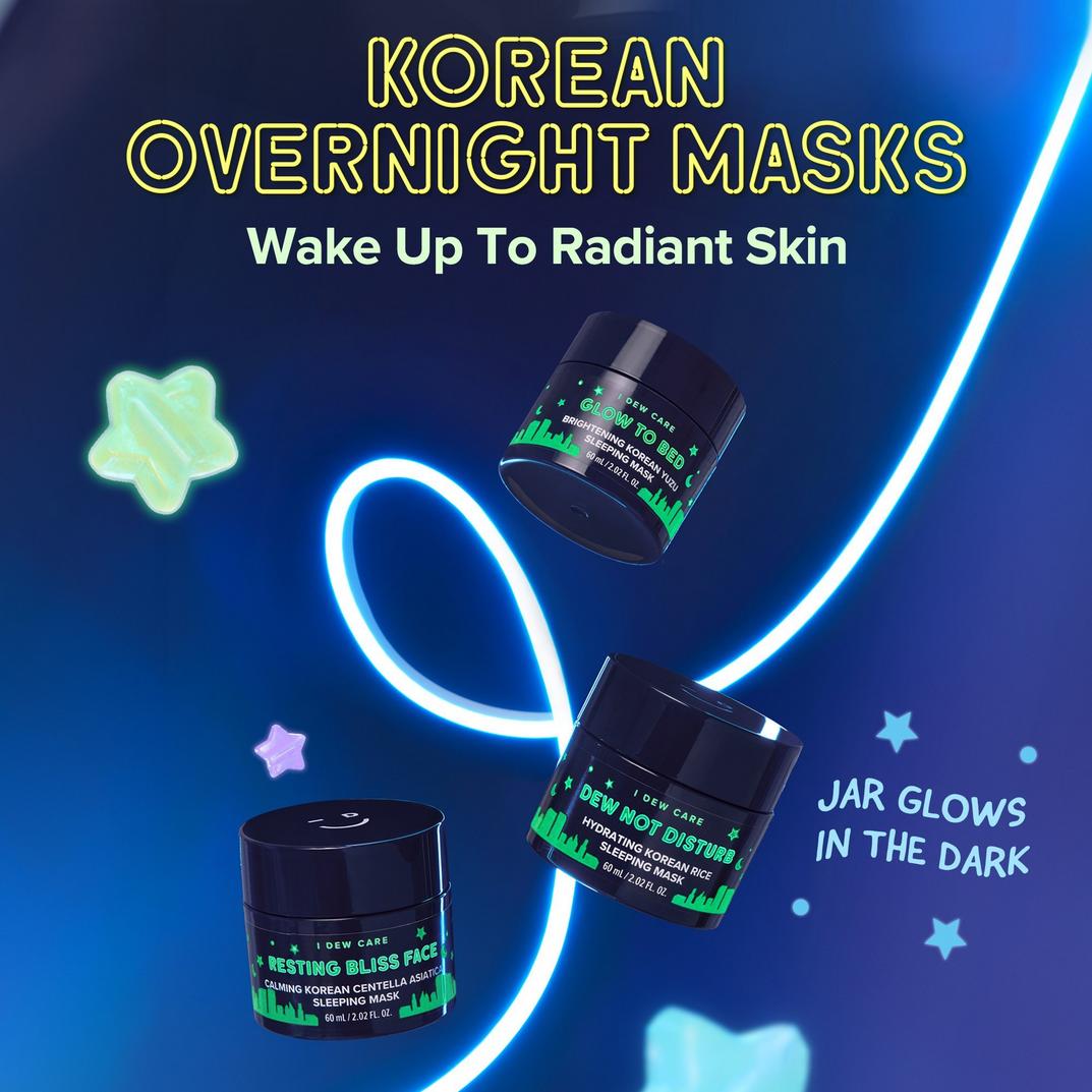 I Dew Care Glow To Bed Brightening Korean Yuzu Sleeping Mask