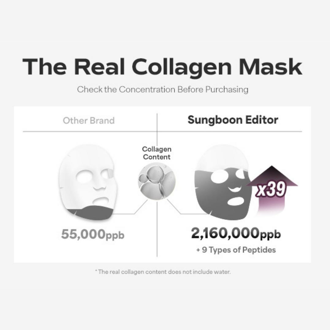SUNGBOON EDITOR Deep Collagen Power Boosting Overnight Sheet Mask