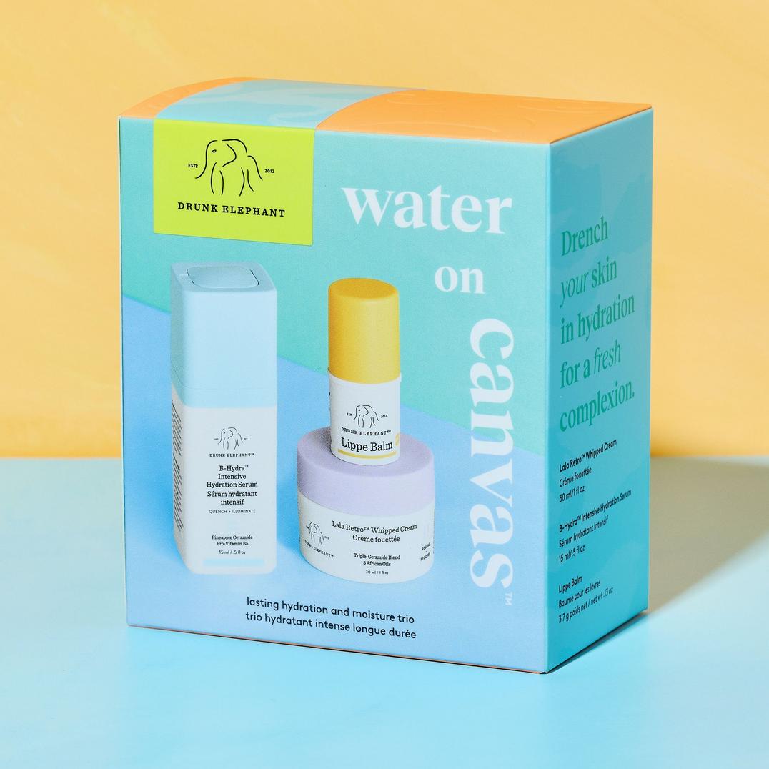 Drunk Elephant Water on Canvas Travel-Size Kit