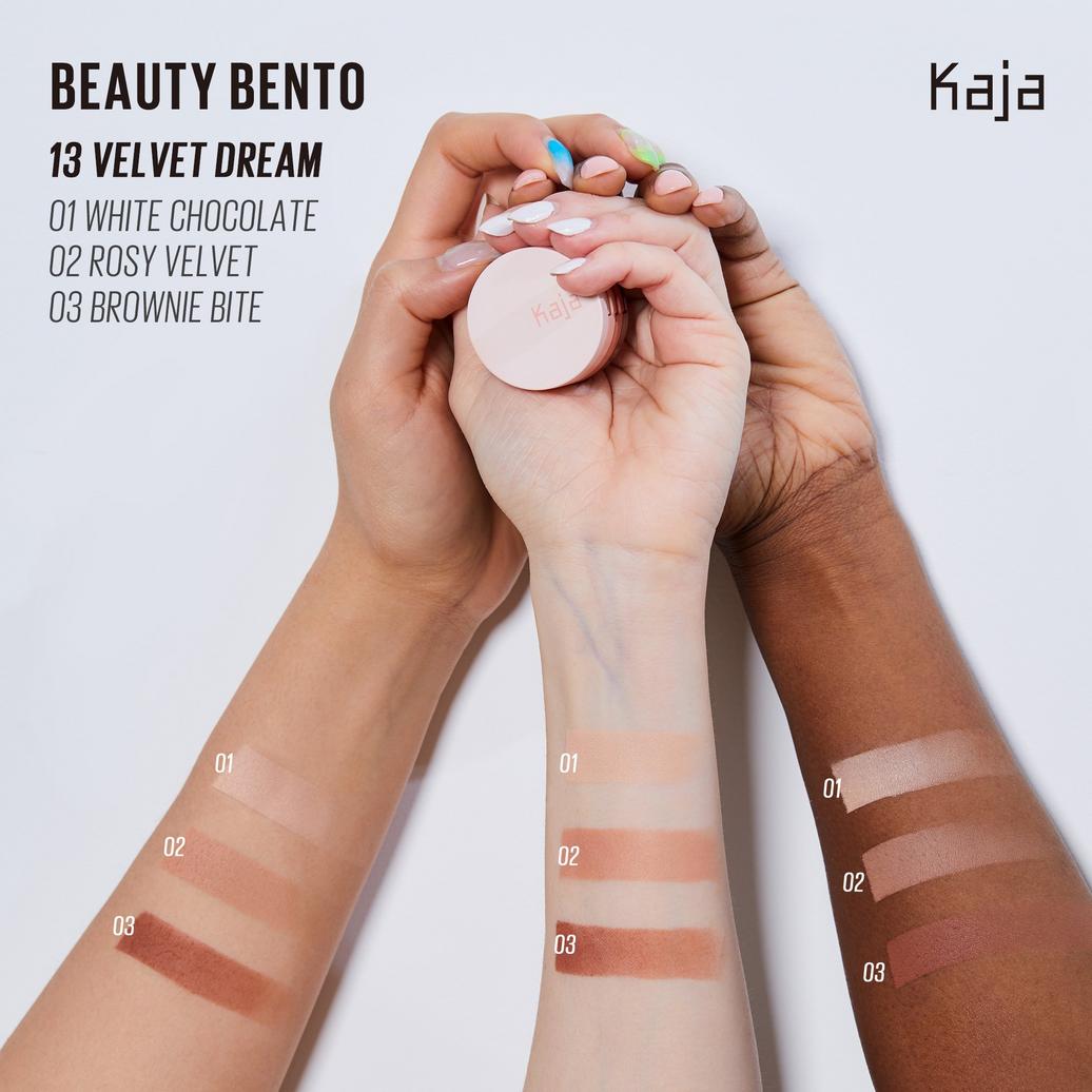 Kaja Beauty Bento Stacked Eyeshadow Trio