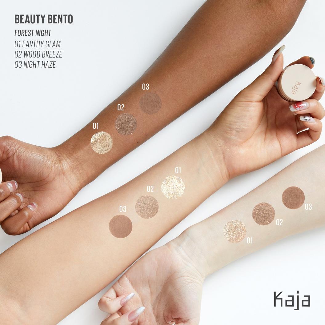 Kaja Beauty Bento Stacked Eyeshadow Trio