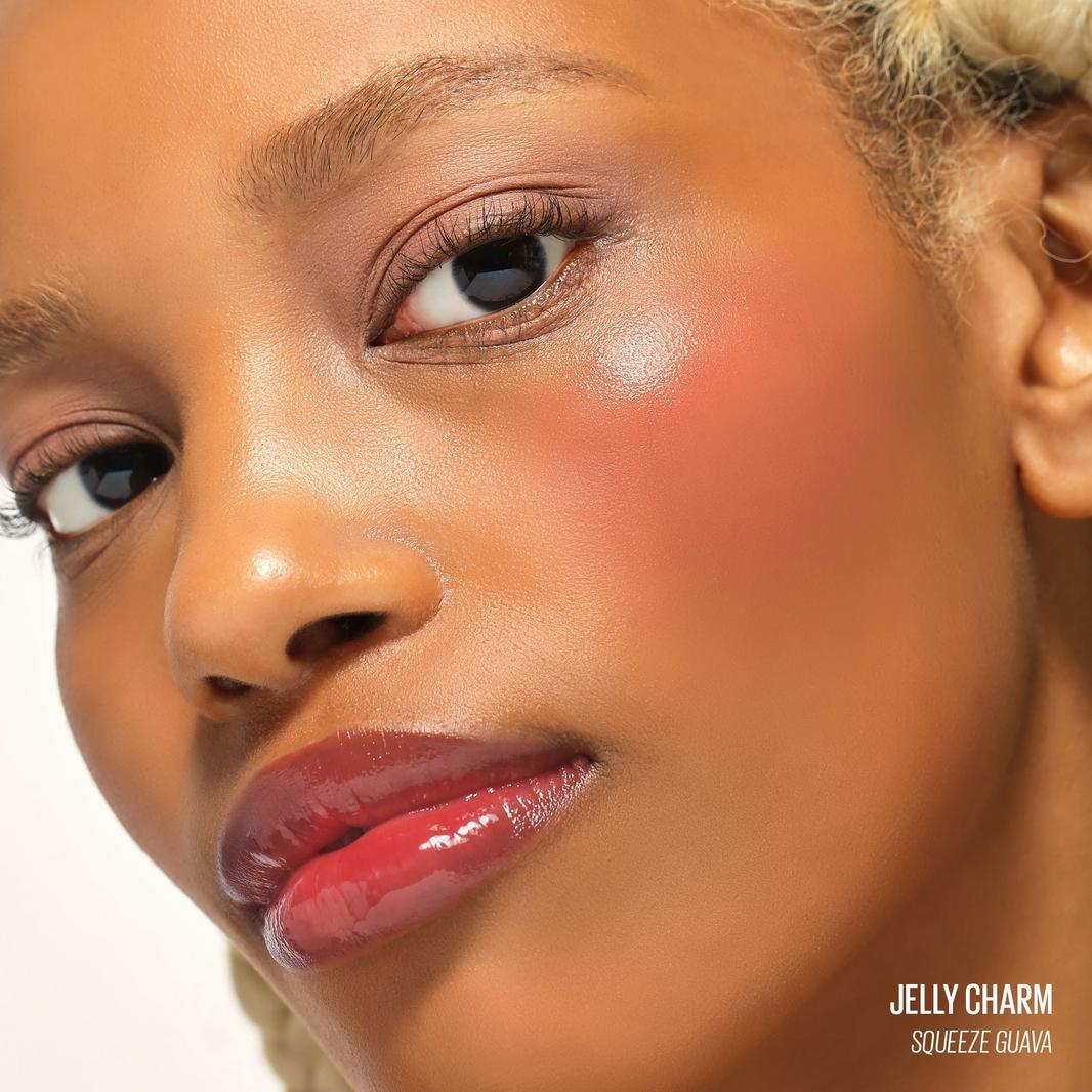 Kaja Jelly Charm Glazed Lip Stain & Blush with Keychain