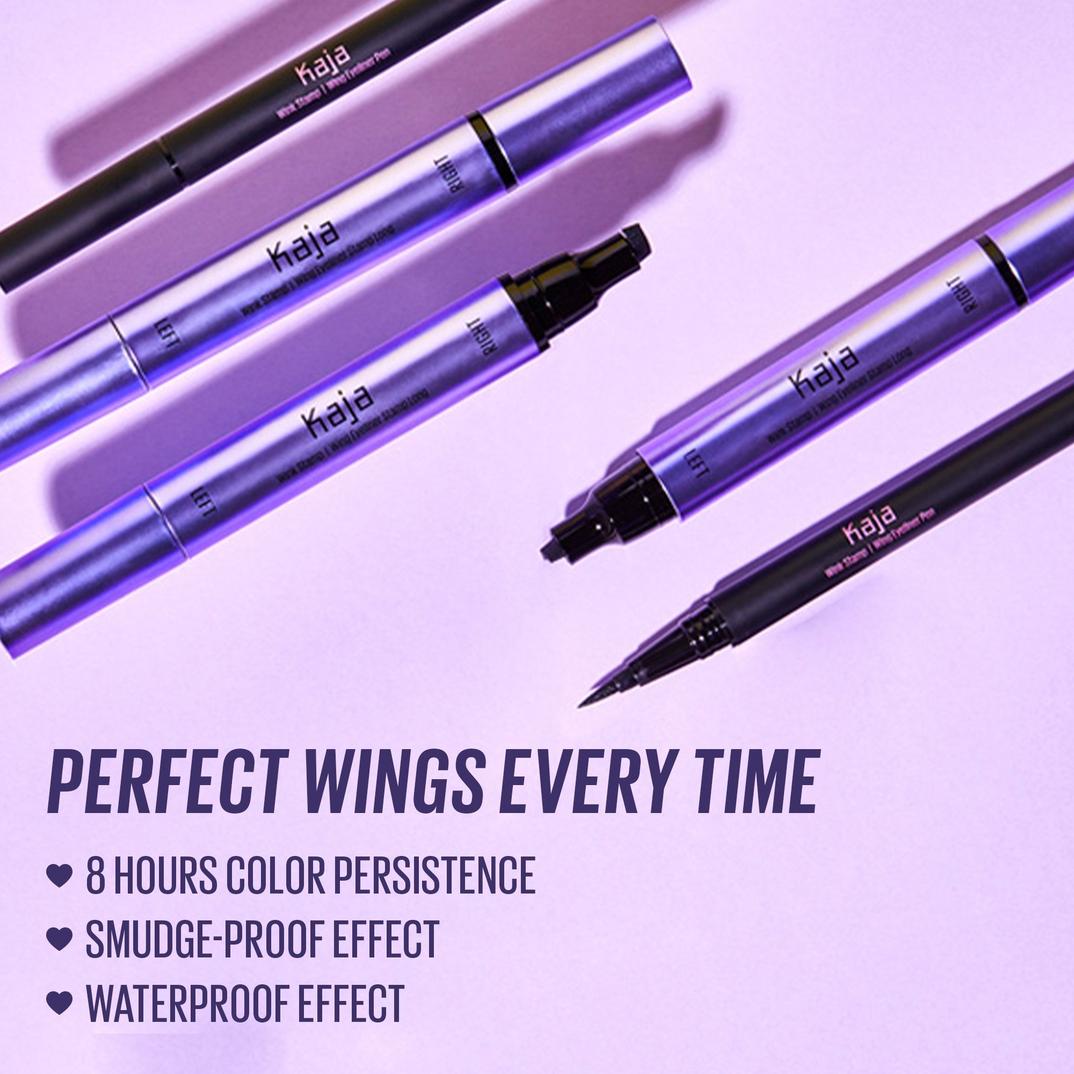 Kaja Wink Stamp Waterproof Winged Eyeliner - Stamp & Liquid Pen