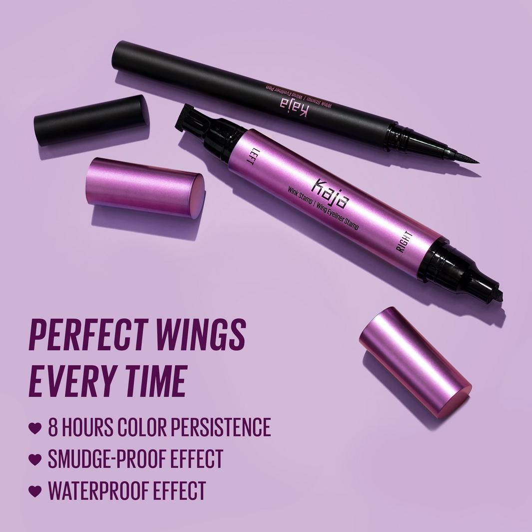 Kaja Wink Stamp Waterproof Winged Eyeliner - Stamp & Liquid Pen