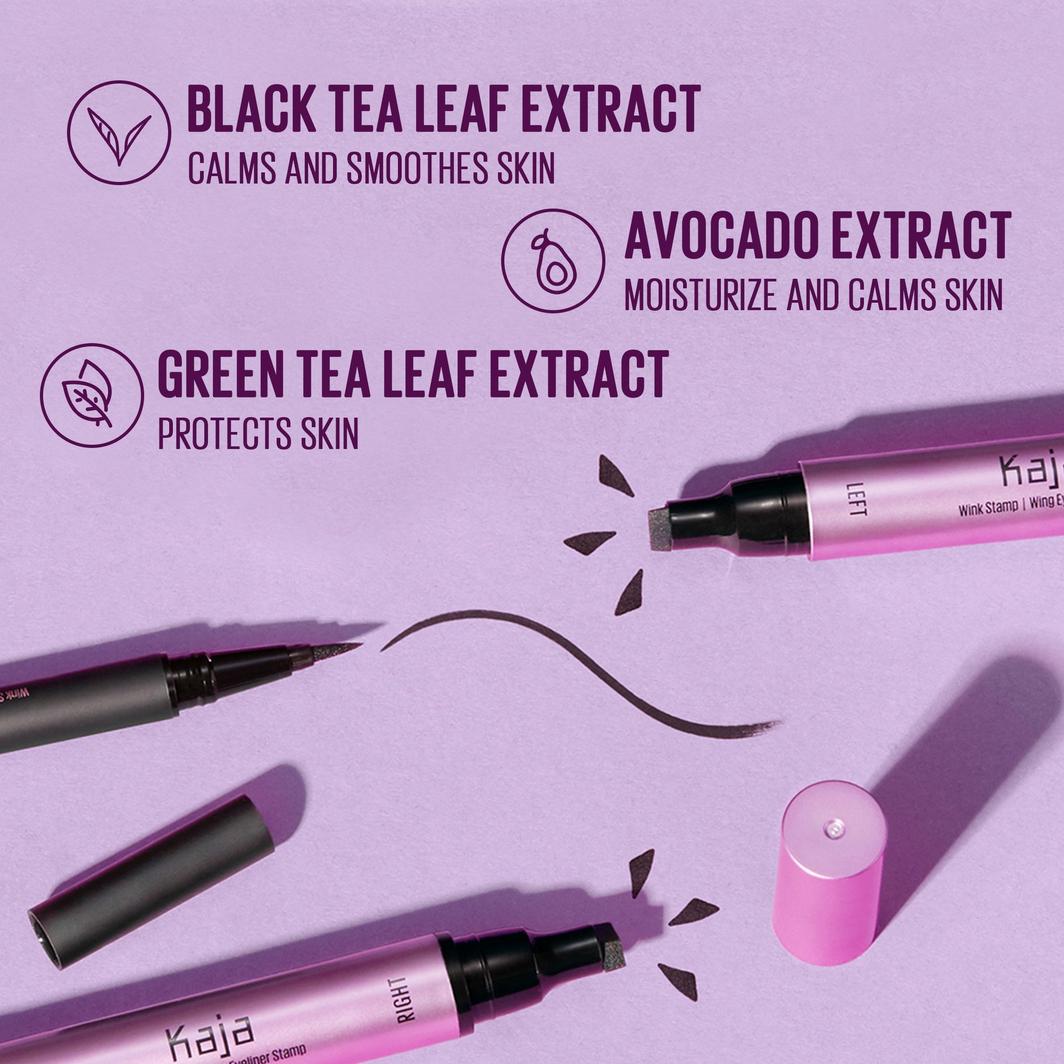 Kaja Wink Stamp Waterproof Winged Eyeliner - Stamp & Liquid Pen
