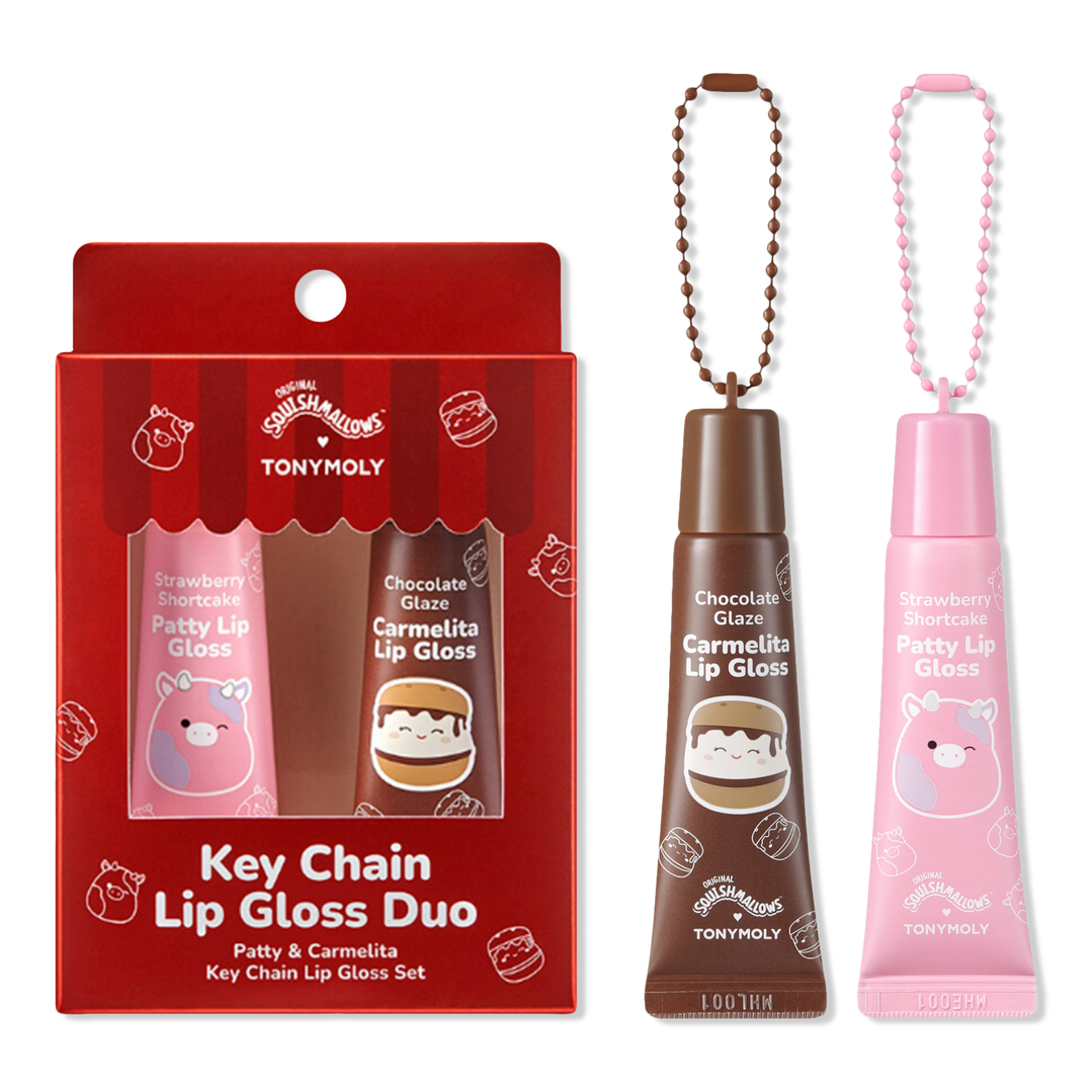 TONYMOLY Squishmallows Keychain Lip Gloss Duo