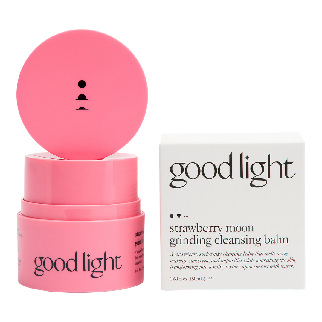 good light Strawberry Moon Grinding Cleansing Balm