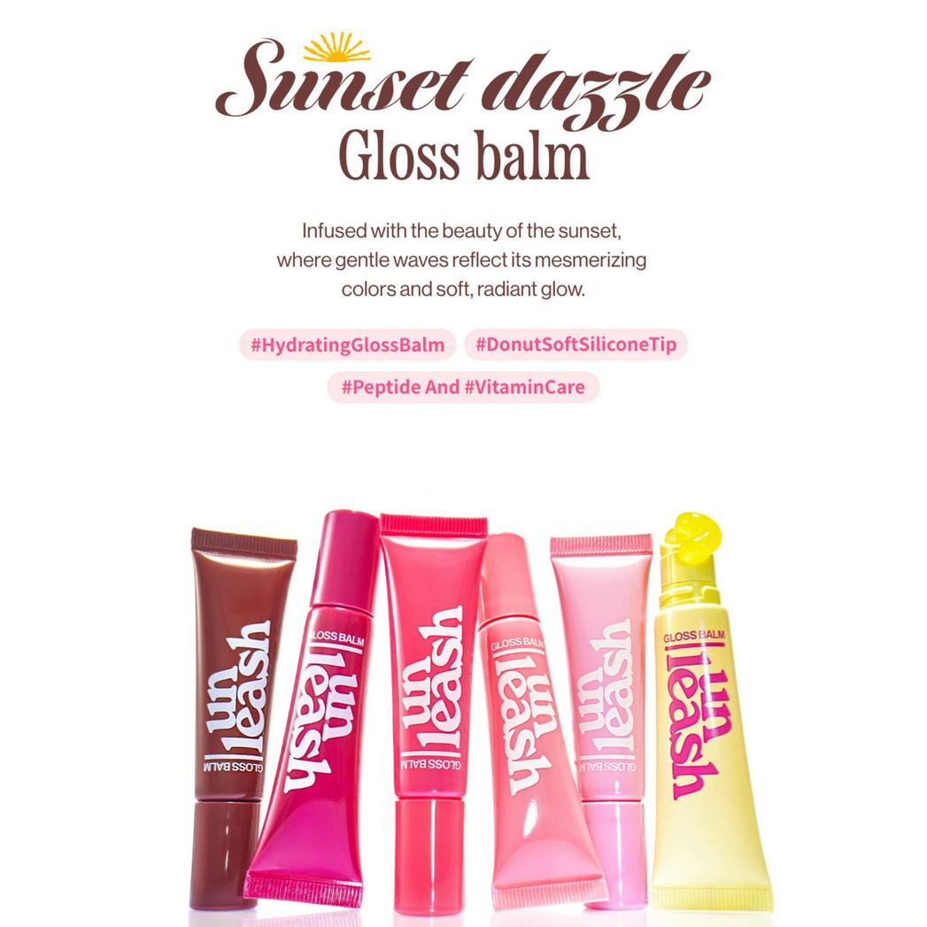 Unleashia Sunset Dazzle Gloss Balm