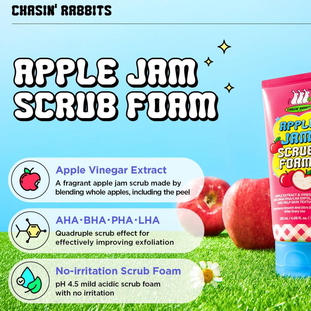 Chasin' Rabbits Apple Jam Scrub Foam