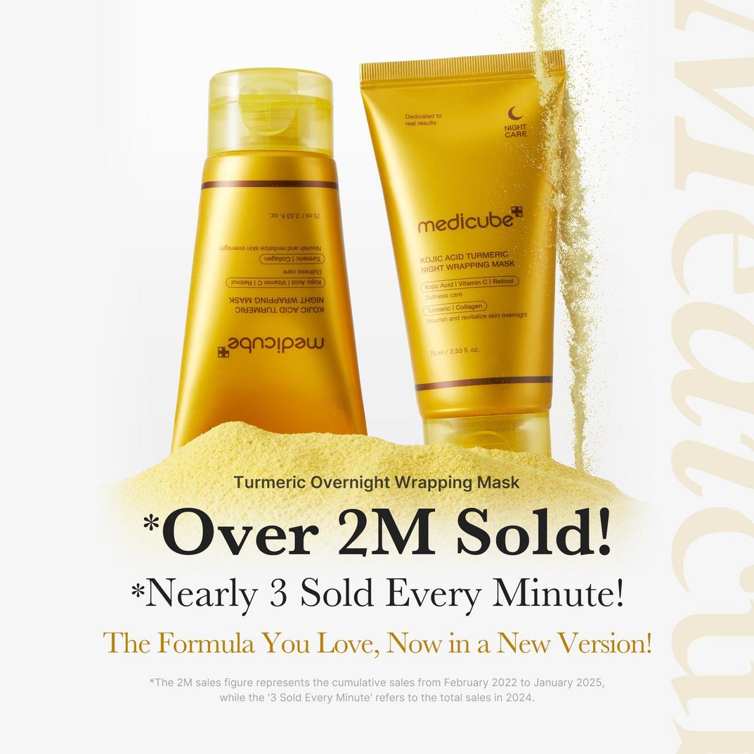 medicube Kojic Acid Turmeric Night Wrapping Mask
