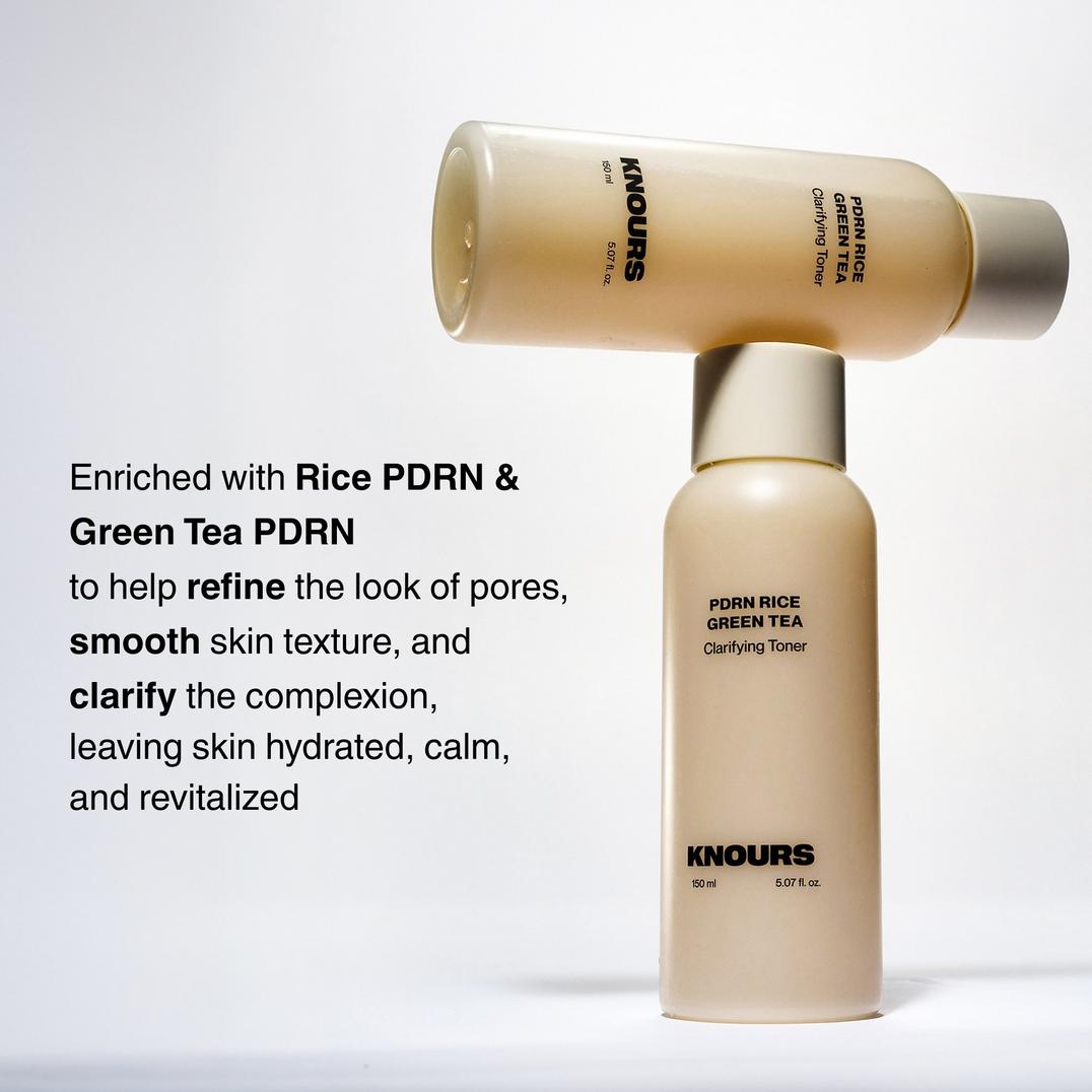 Knours. PDRN Rice & Green Tea Clarifying Toner