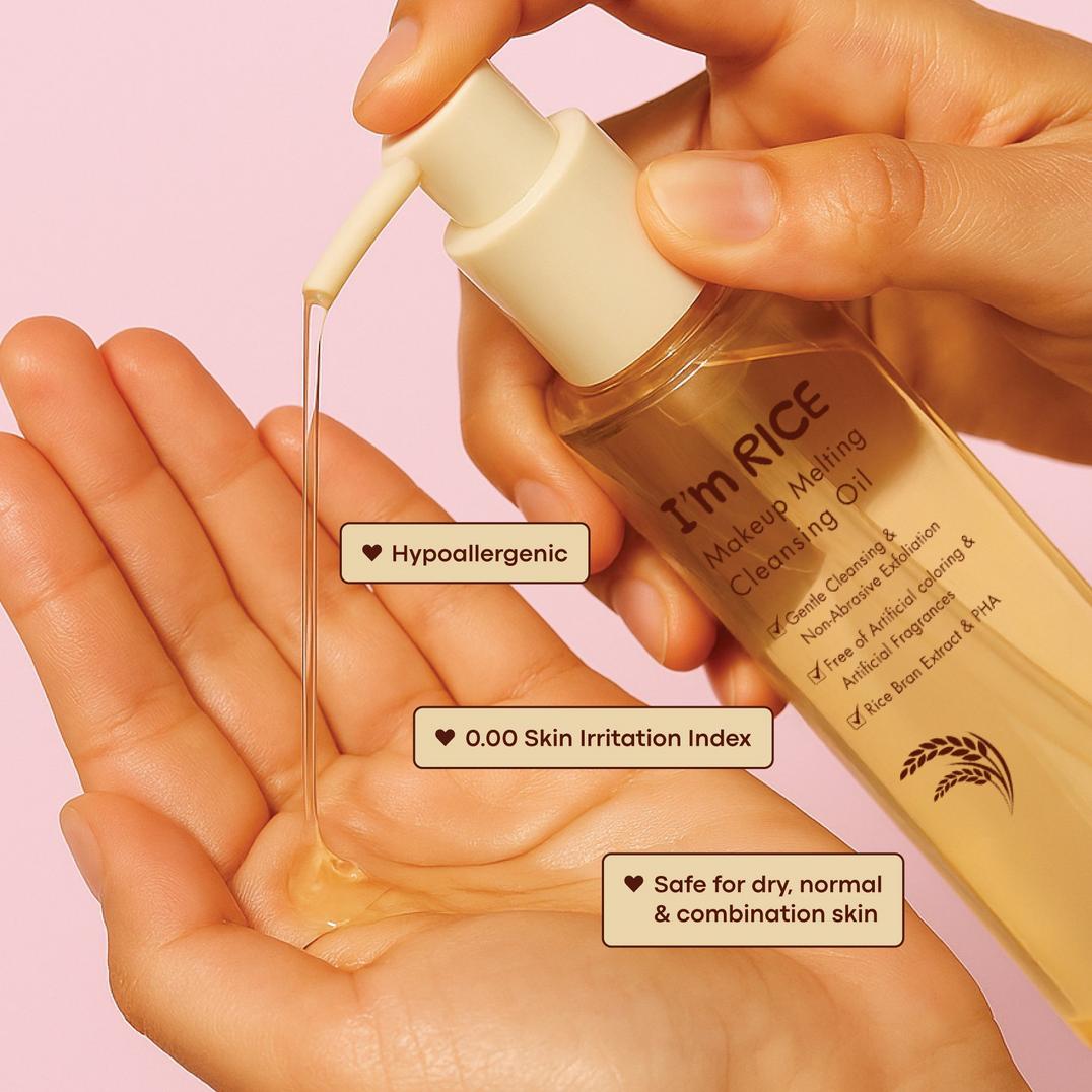 TONYMOLY I'm Rice Makeup Melting Cleansing Oil