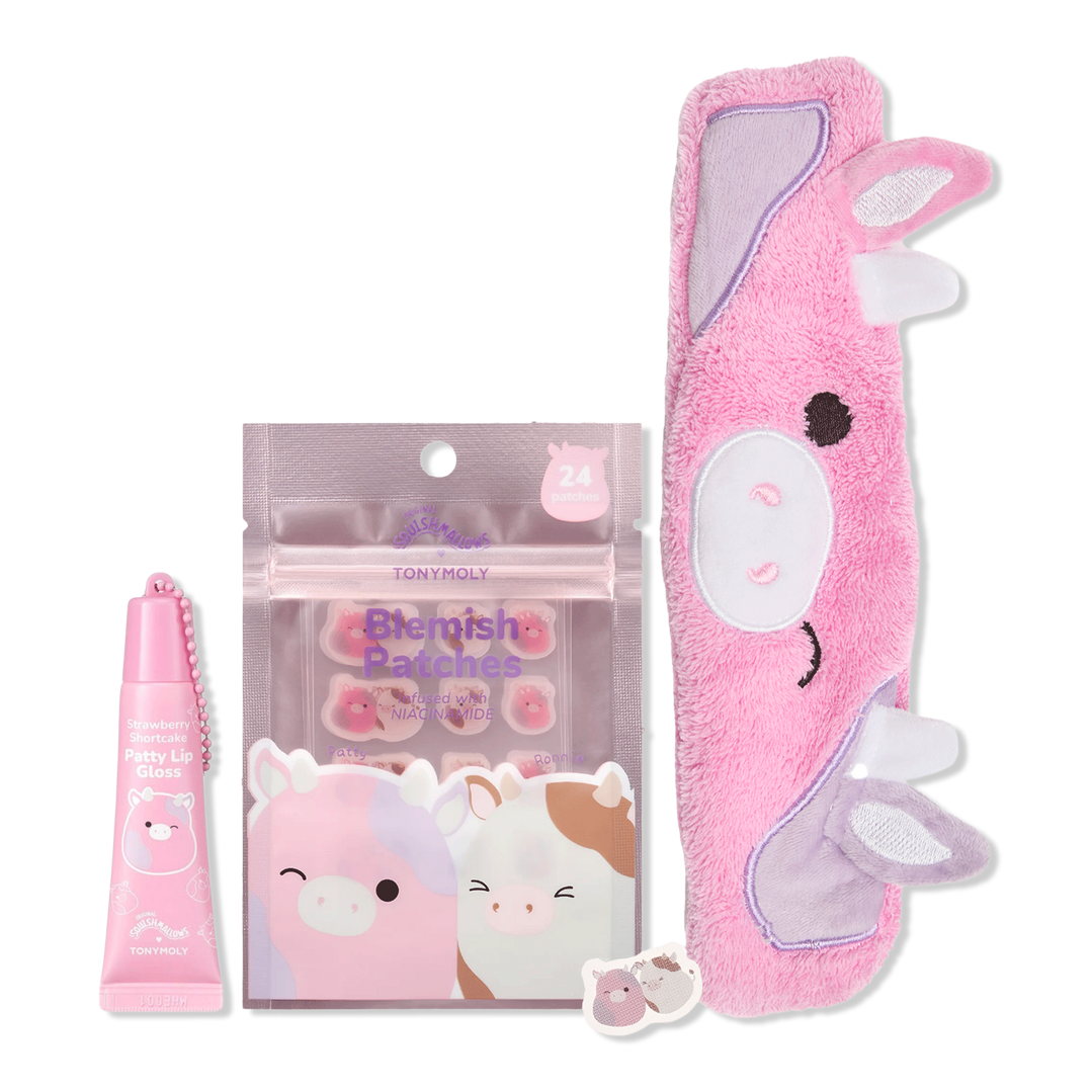TONYMOLY Squishmallows Perfectly Pink Patty Selfcare Bundle