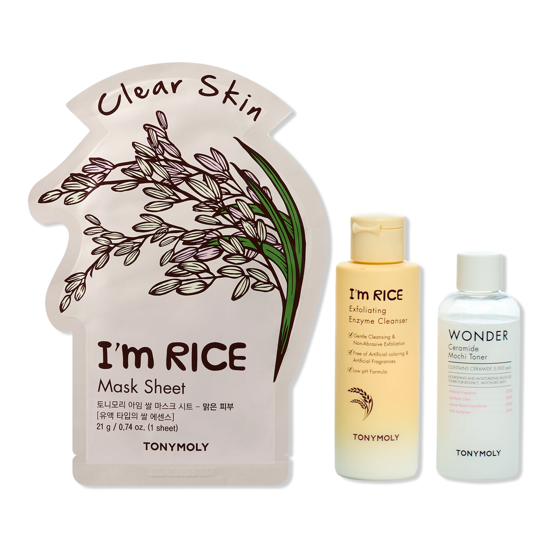 TONYMOLY Skin Clarifying Rice Wonder Travel Trio