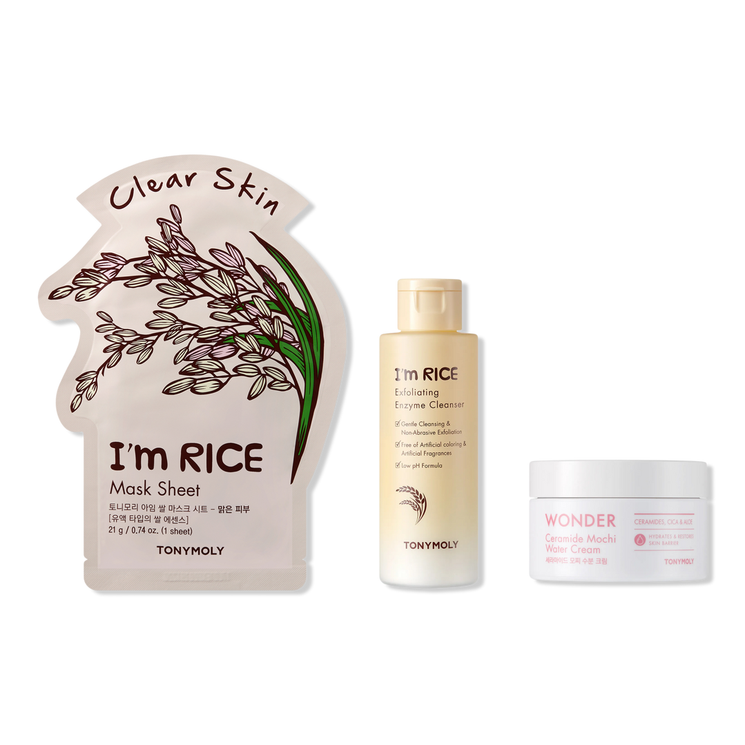 TONYMOLY Skin Clarifying Rice Wonder Travel Trio