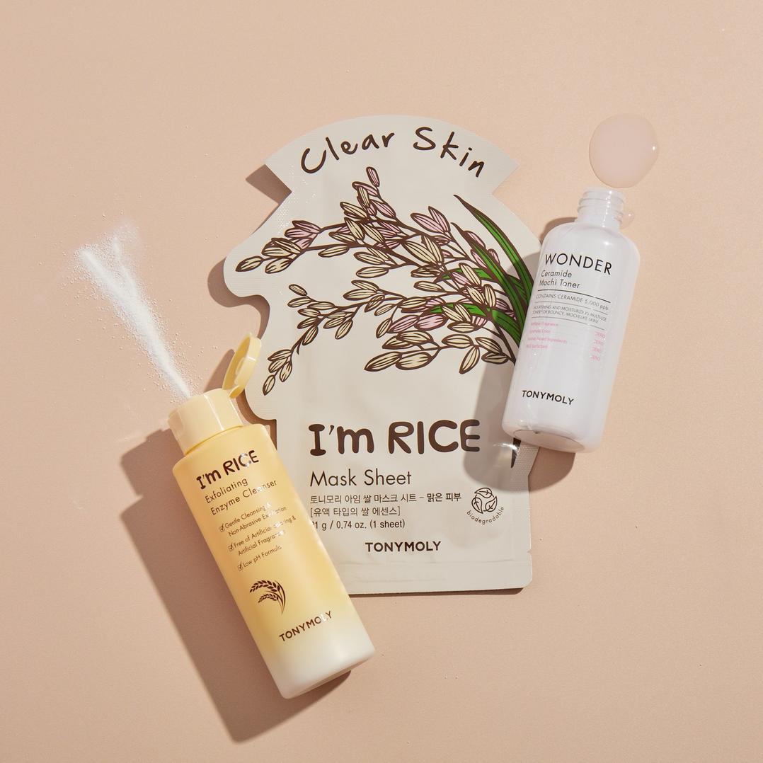 TONYMOLY Skin Clarifying Rice Wonder Travel Trio