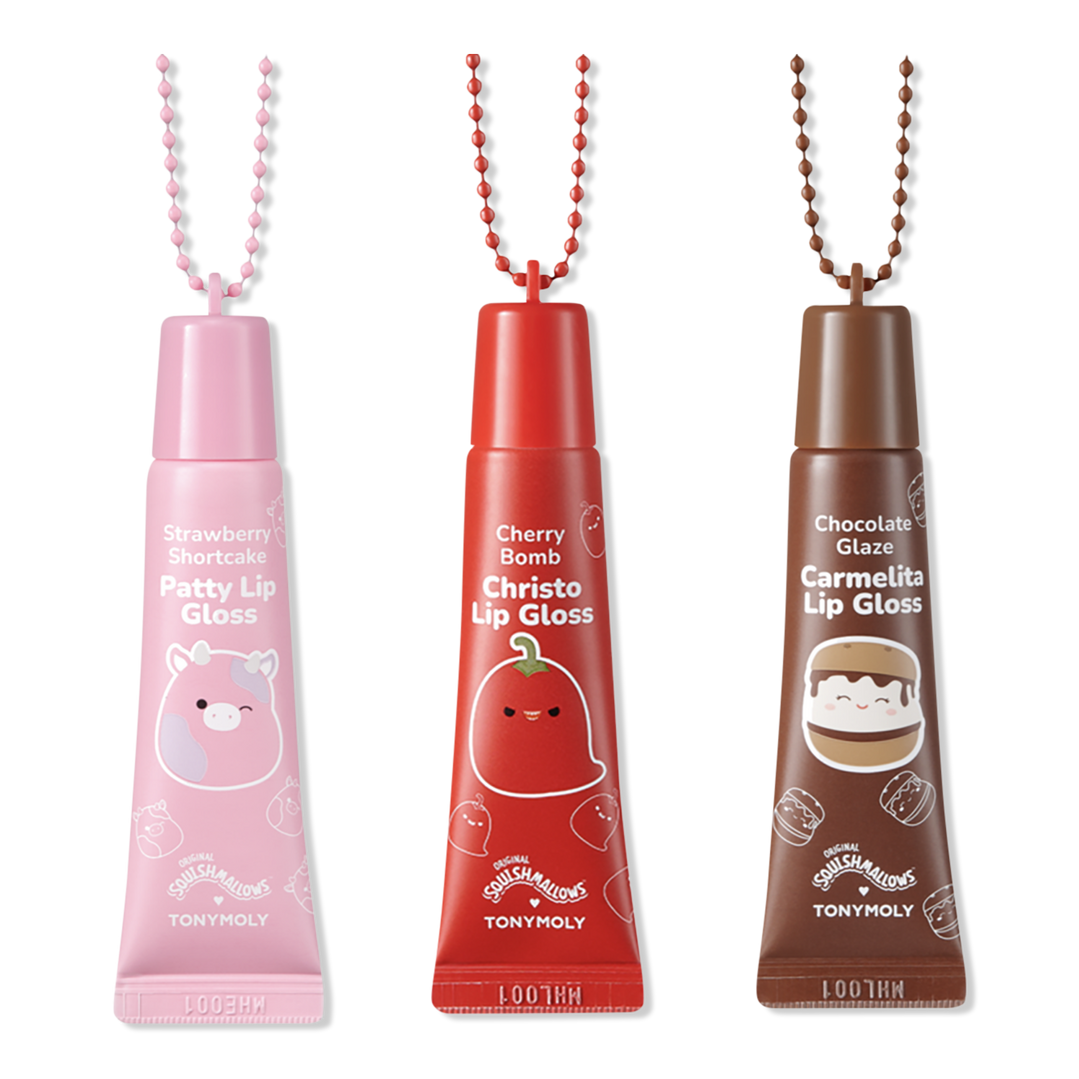 TONYMOLY Squishmallows Flavor-ite Friends Lip Gloss Trio