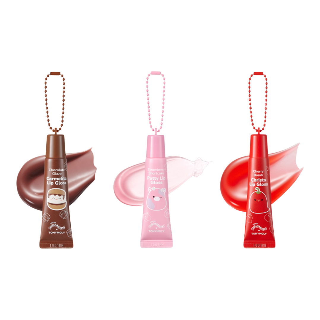 TONYMOLY Squishmallows Flavor-ite Friends Lip Gloss Trio