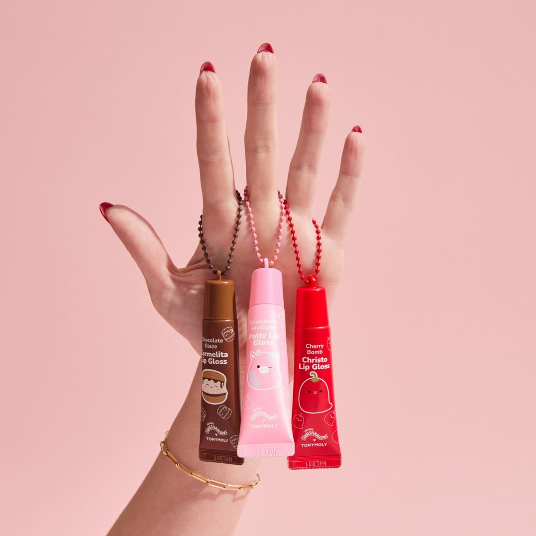 TONYMOLY Squishmallows Flavor-ite Friends Lip Gloss Trio