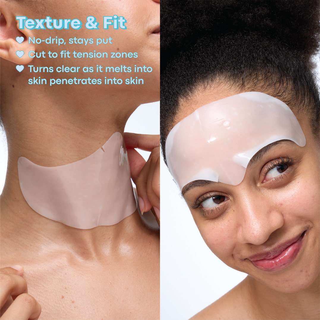 TONYMOLY Mask Melt Multi-Zone Forehead + Neck Mask