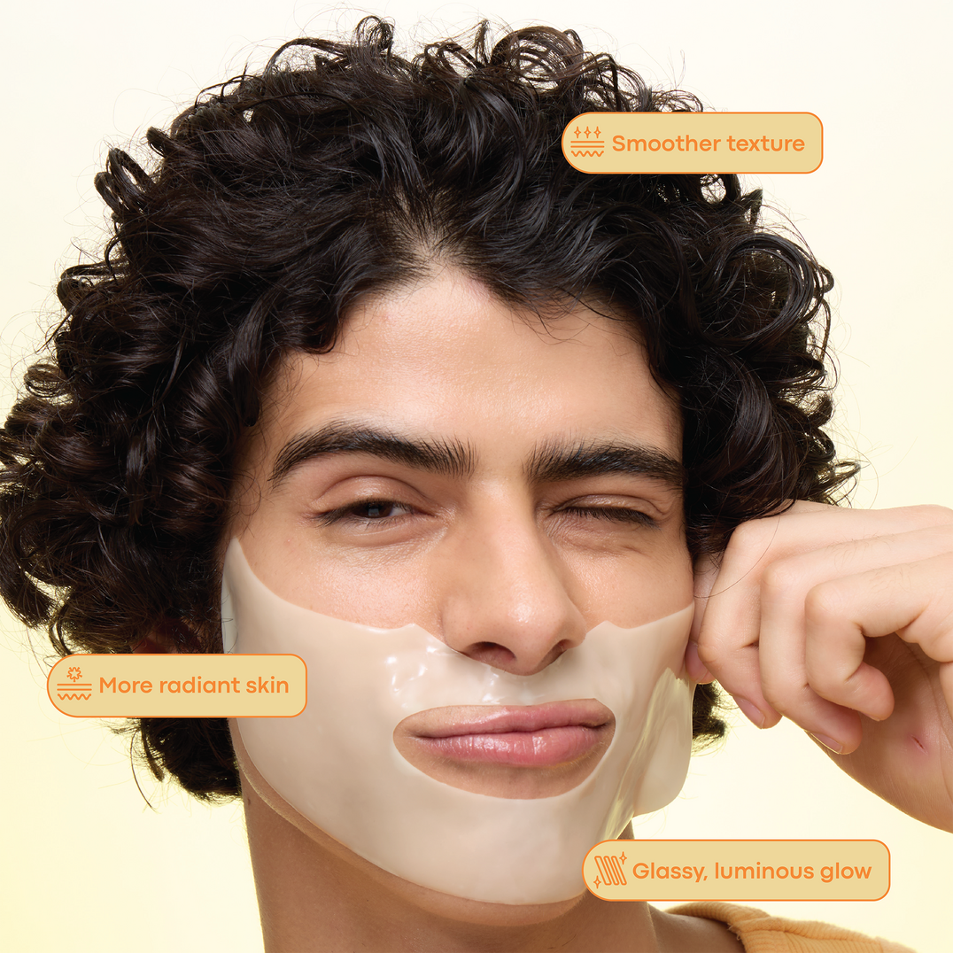 TONYMOLY Mask Melt Vitamin C + Rice Overnight Hydrogel Mask