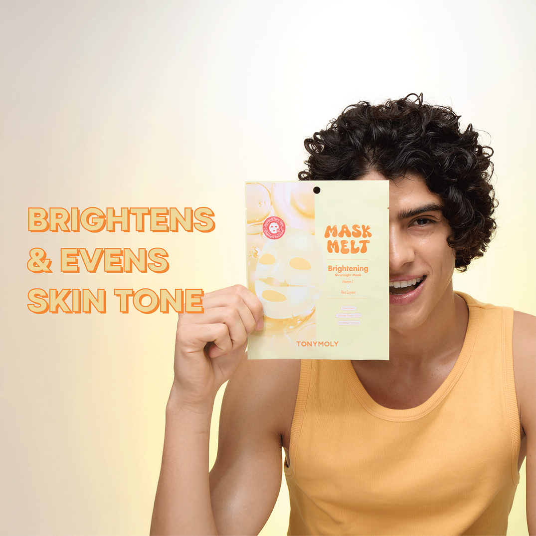TONYMOLY Mask Melt Vitamin C + Rice Overnight Hydrogel Mask