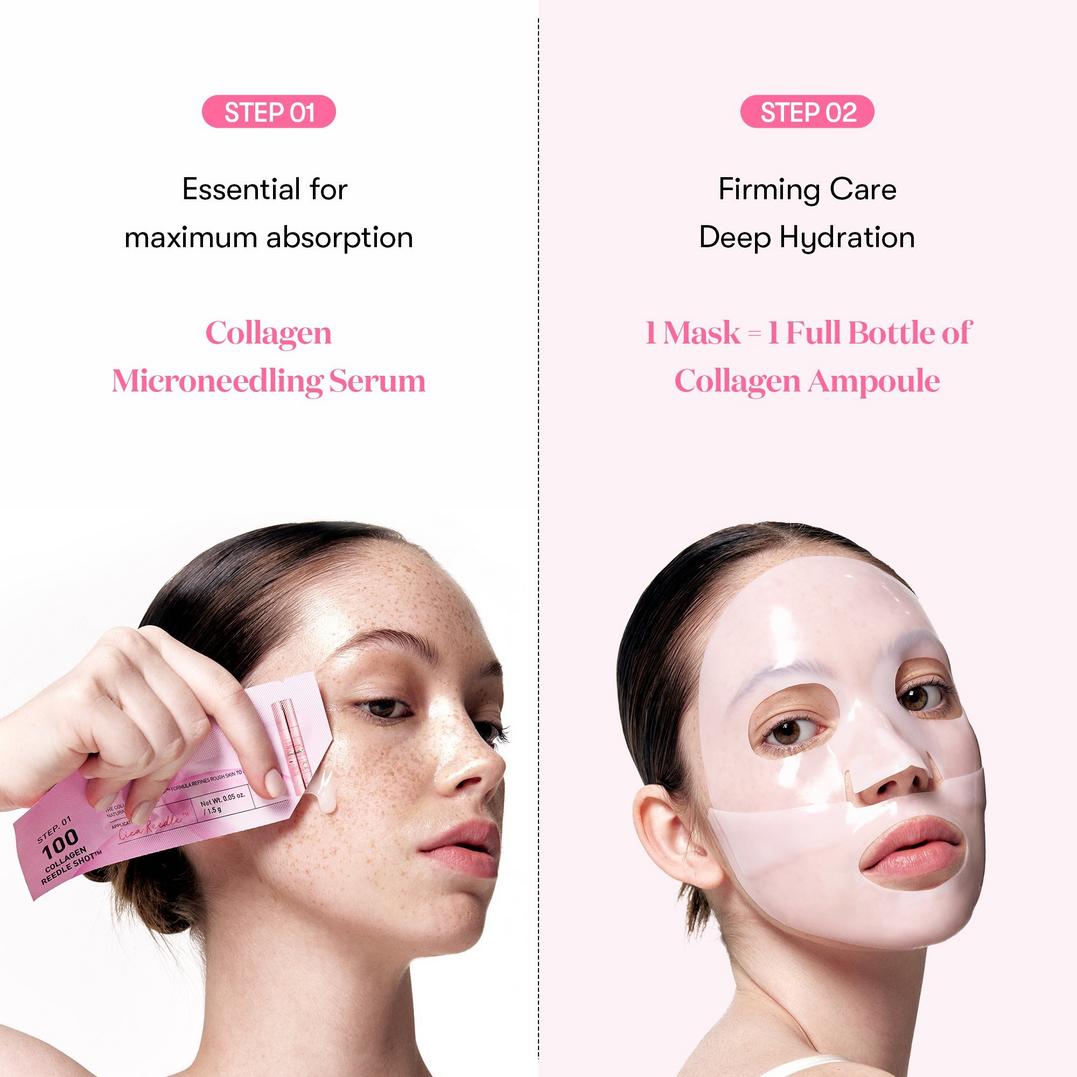 VT Cosmetics Collagen Reedle Shot 100 2-Step Hydrogel Mask