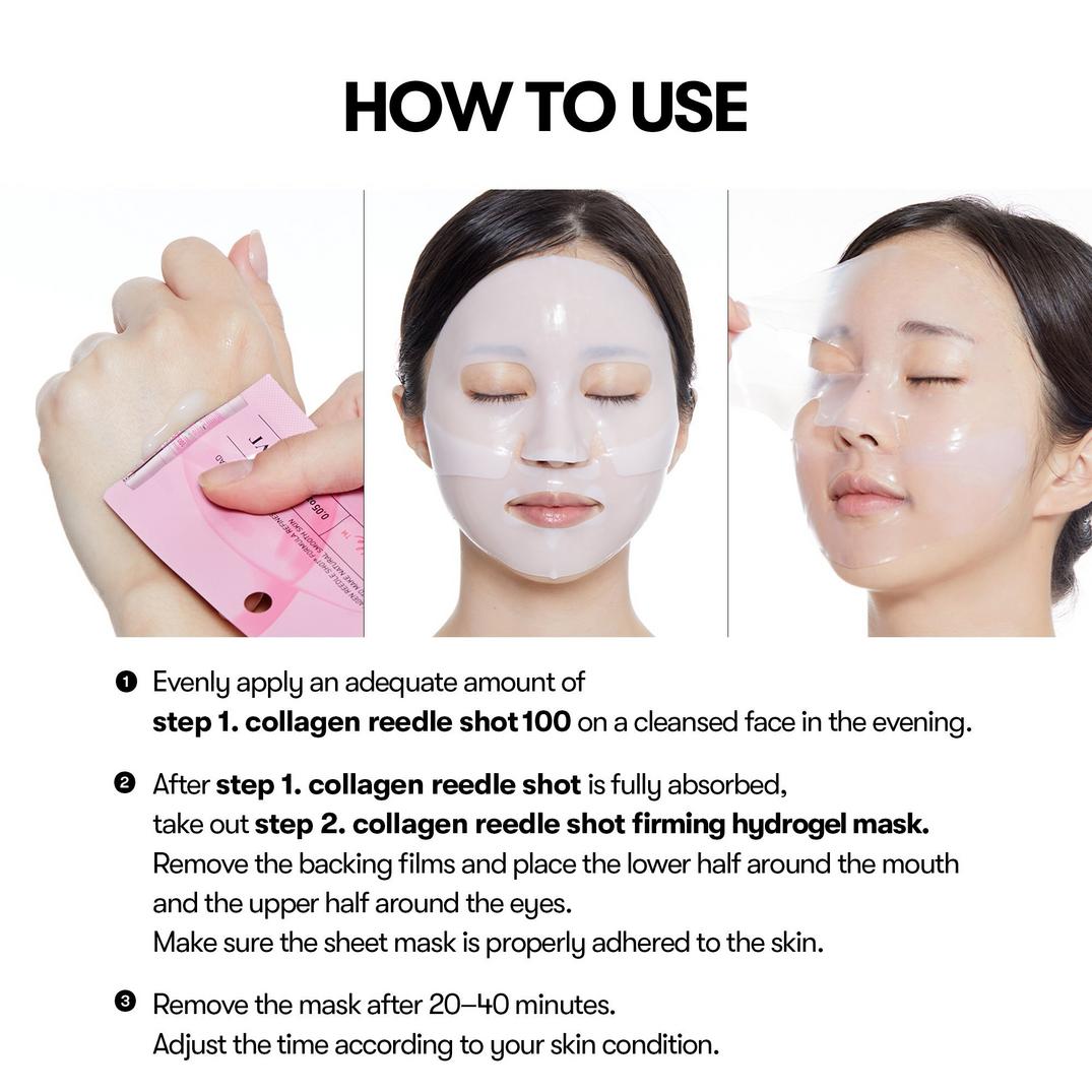 VT Cosmetics Collagen Reedle Shot 100 2-Step Hydrogel Mask