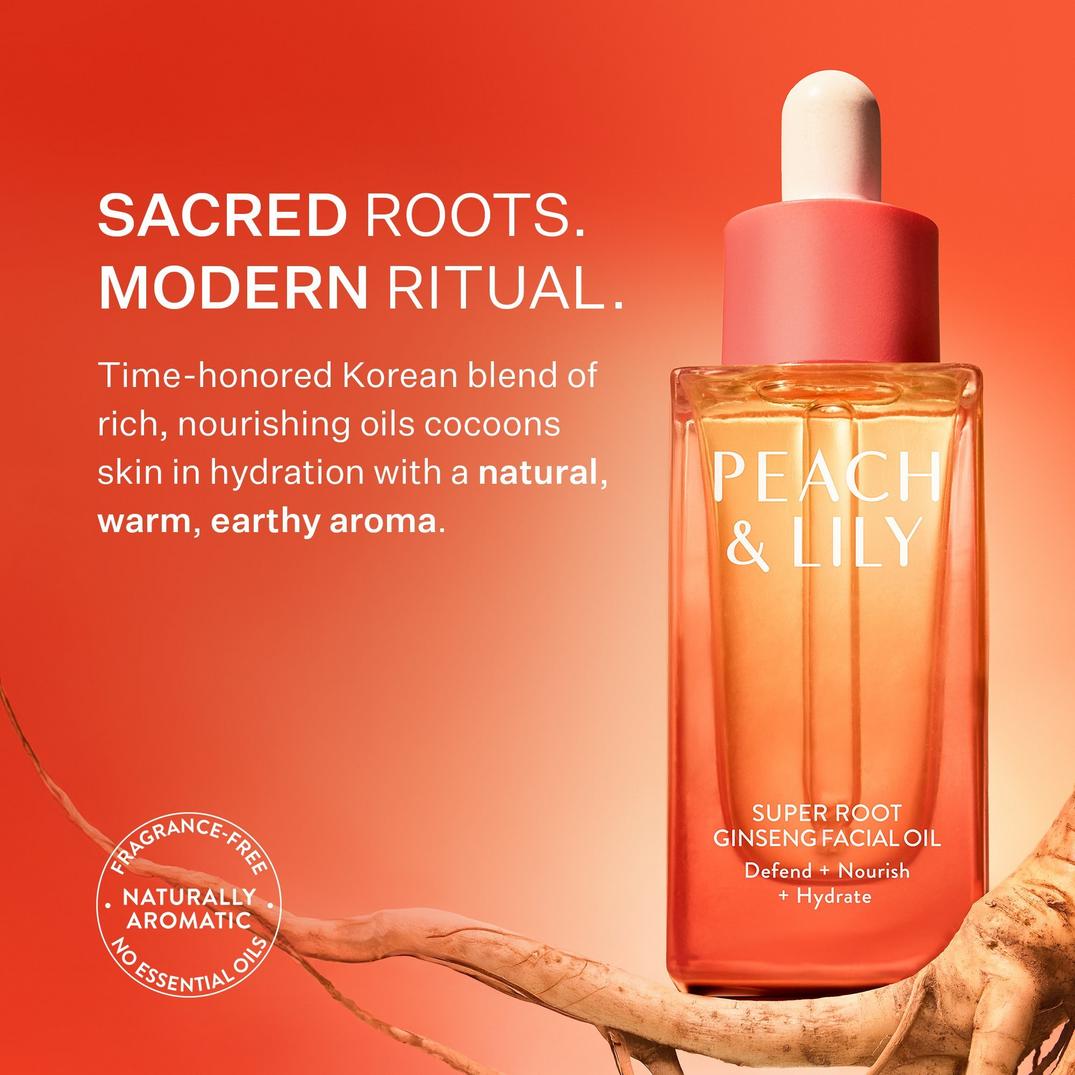 PEACH & LILY Super Root Ginseng Facial Oil