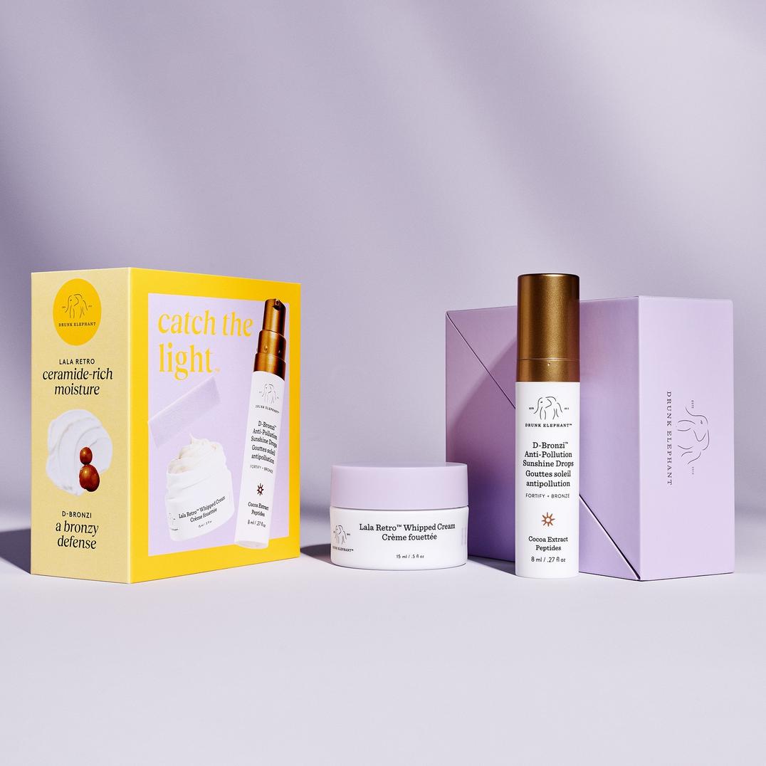 Drunk Elephant Catch the Light: Nourish and Bronze Kit