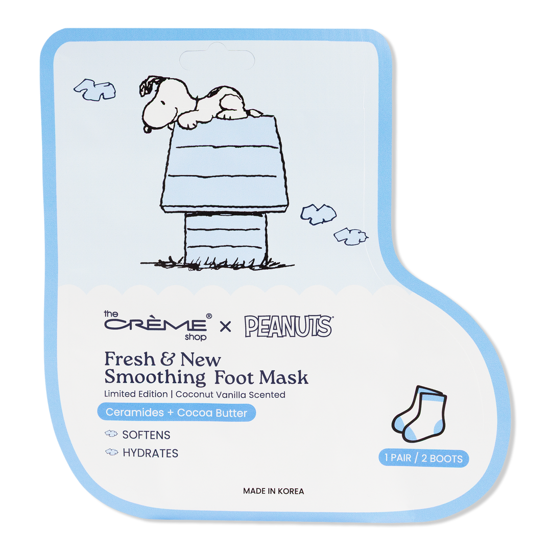 The Crme Shop Peanuts Snoopy Fresh & New Foot Mask