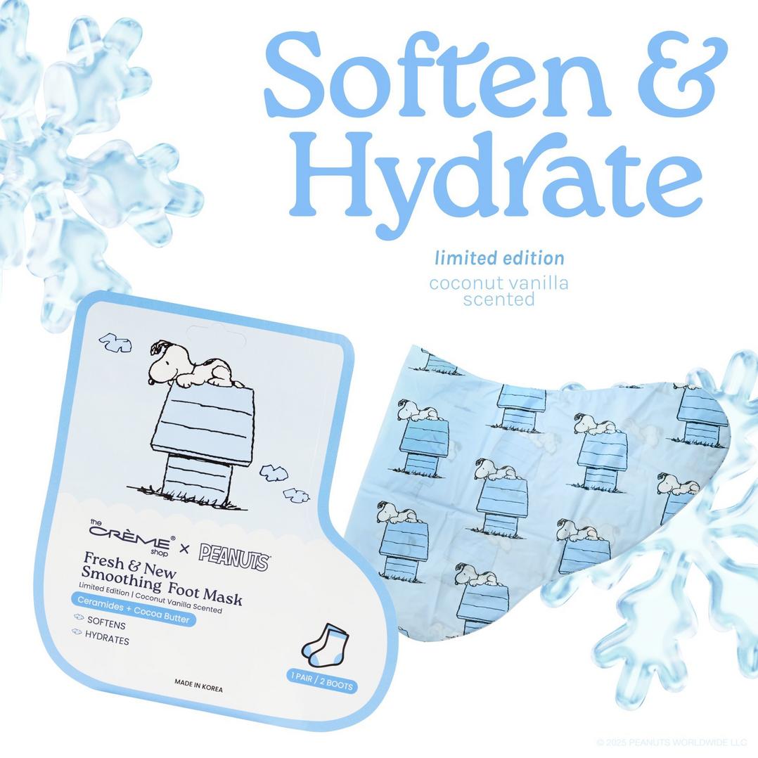 The Crme Shop Peanuts Snoopy Fresh & New Foot Mask