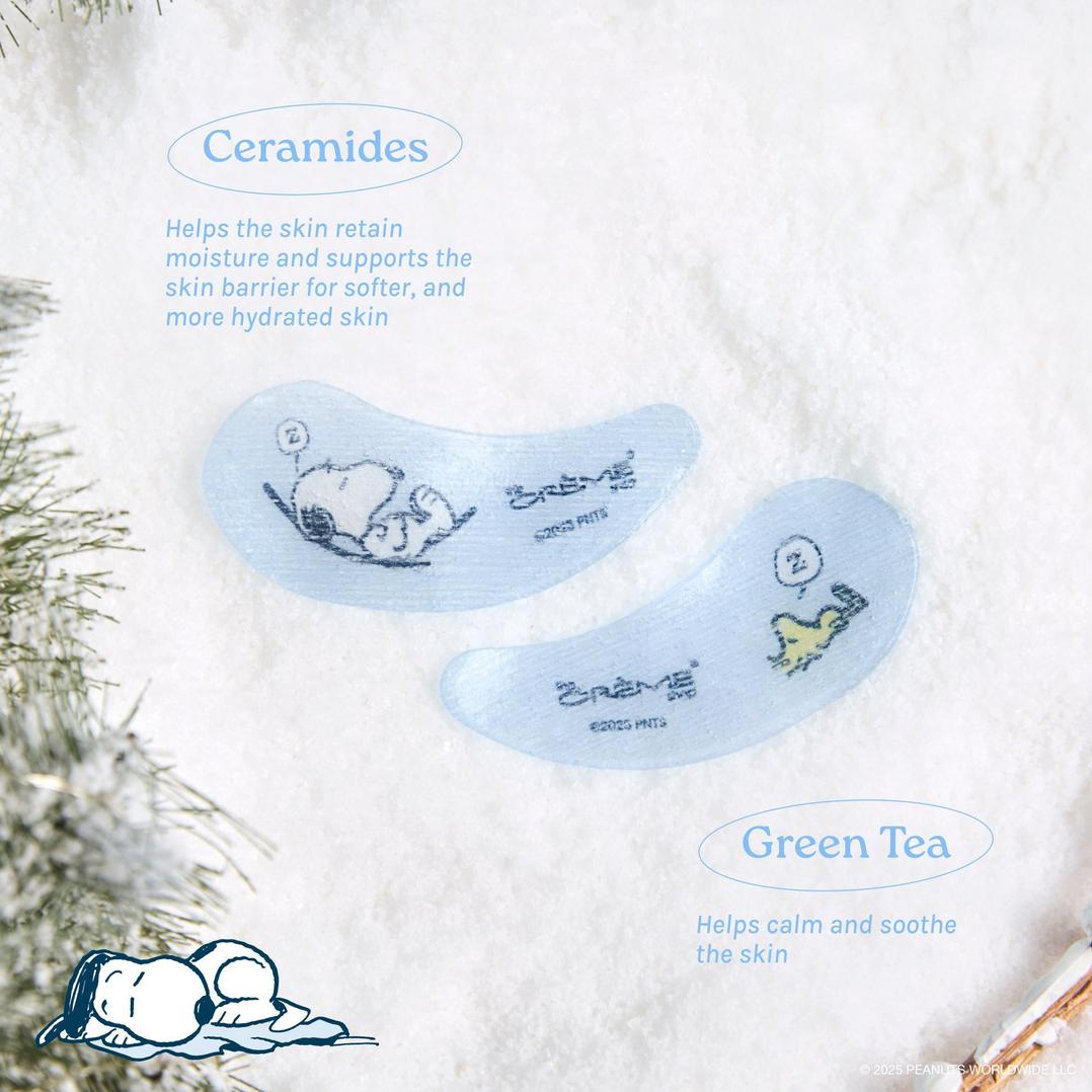 The Crme Shop Peanuts Catch Some Zzz's Depuffing Hydrogel Eye Patches