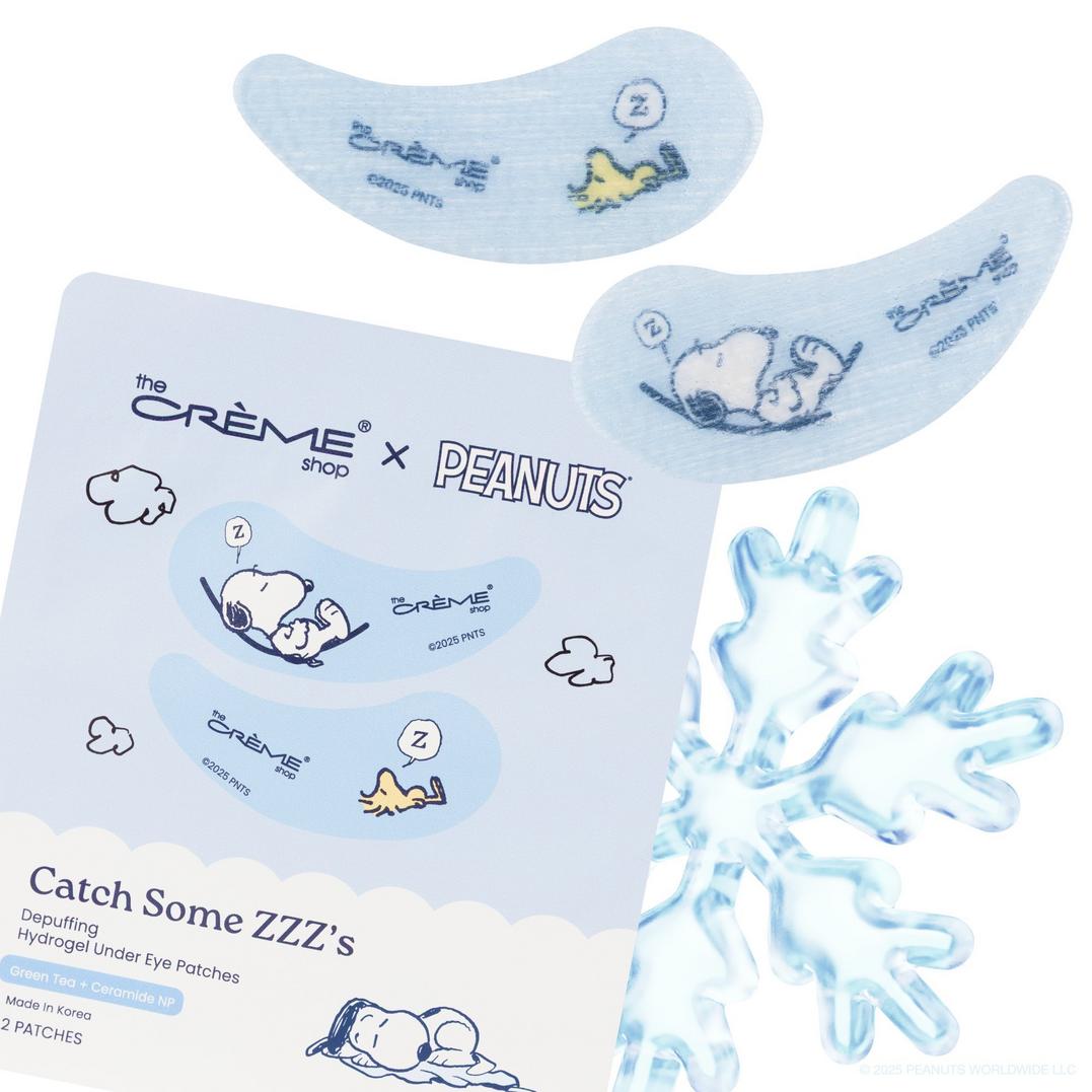 The Crme Shop Peanuts Catch Some Zzz's Depuffing Hydrogel Eye Patches
