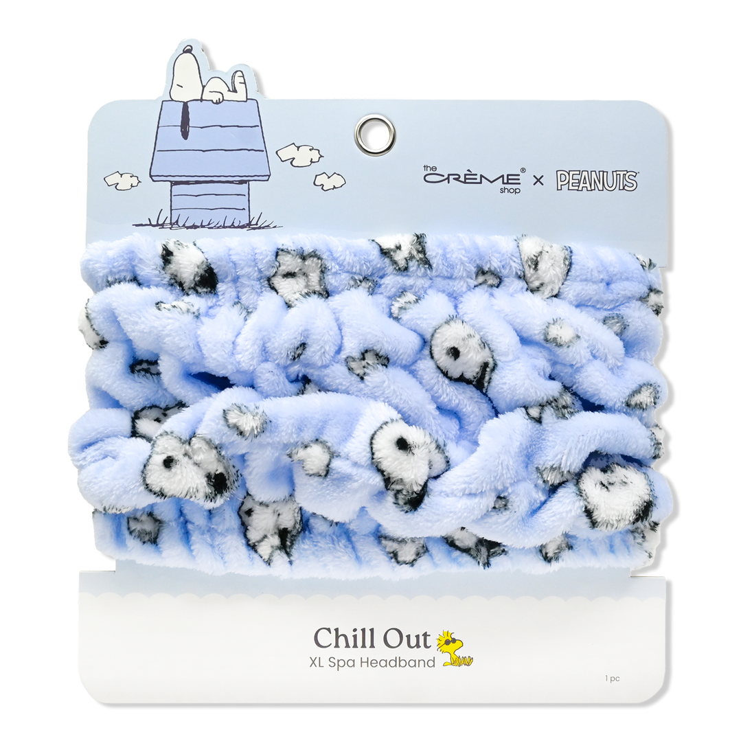 The Crme Shop XL Plush Headband Chill Out