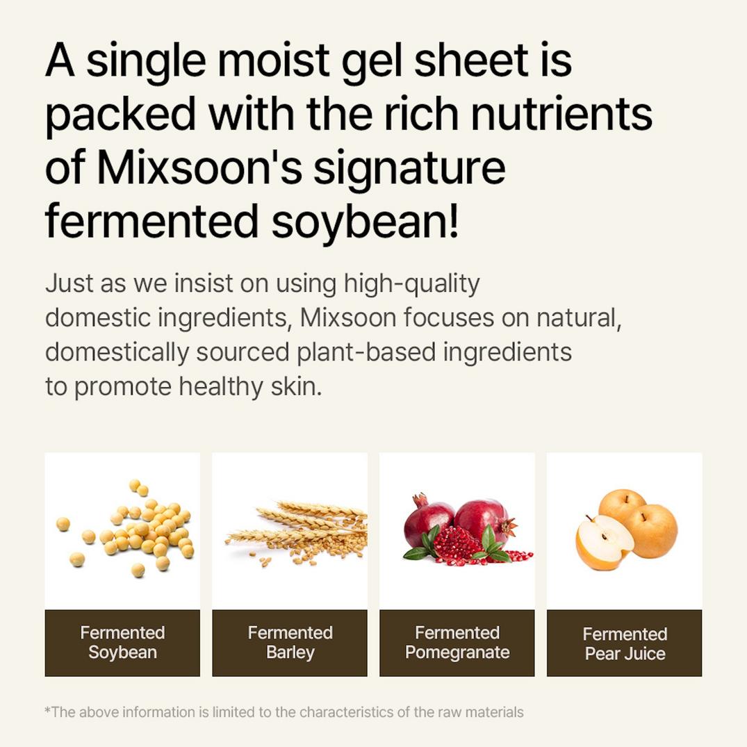Mixsoon Bean Collagen Hydrogel Face Mask