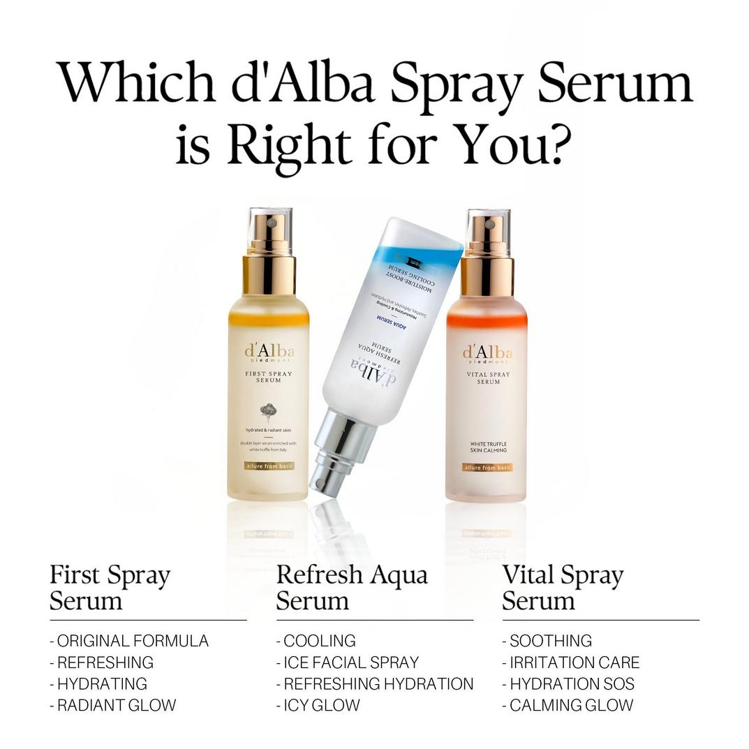 d'Alba Piedmont White Truffle Refresh Aqua Serum Spray