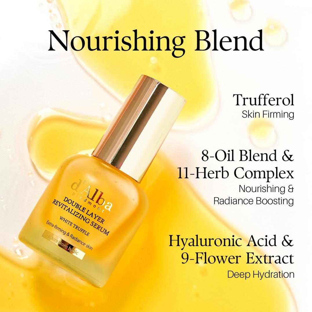 d'Alba Piedmont White Truffle Double Layer Revitalizing Serum