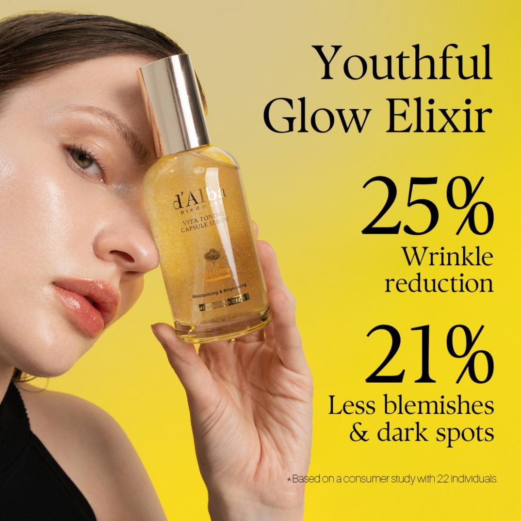 d'Alba Piedmont White Truffle Vita Toning Capsule Serum