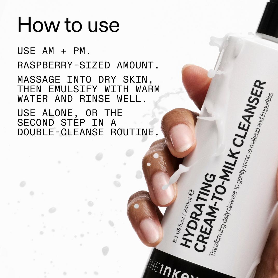 The INKEY List Hydrating Cream-To-Milk Cleanser with Hyaluronic Acid