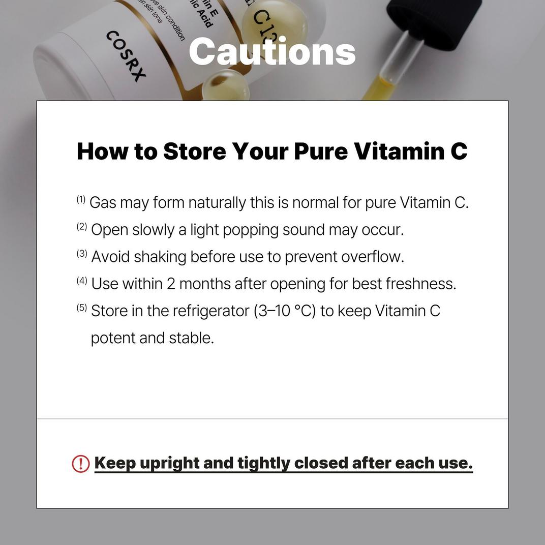 COSRX The Vitamin C 13 Serum with Super Vitamin E & Hyaluronic Acid