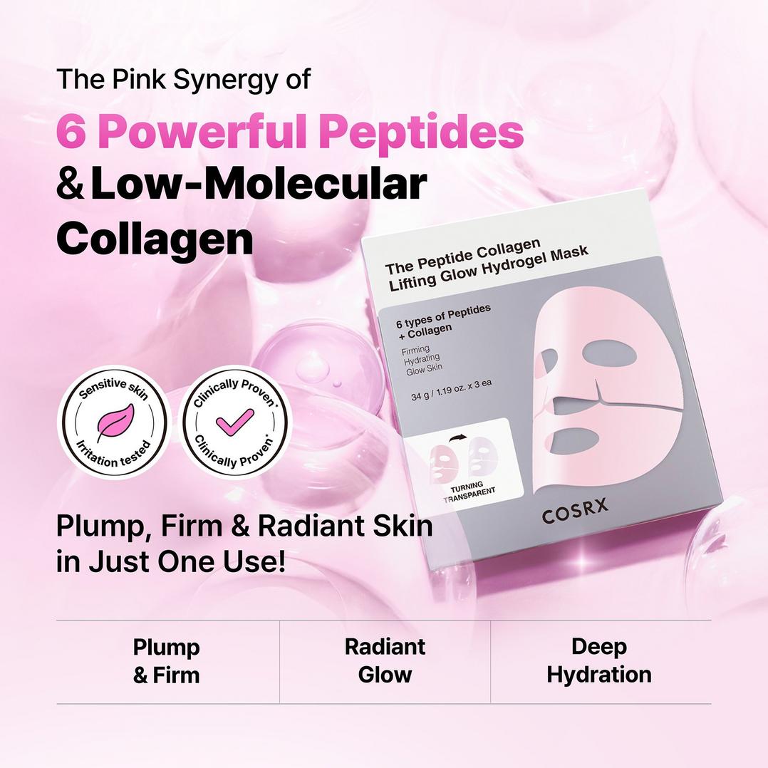 COSRX The Peptide Collagen Lifting Glow Hydrogel Mask