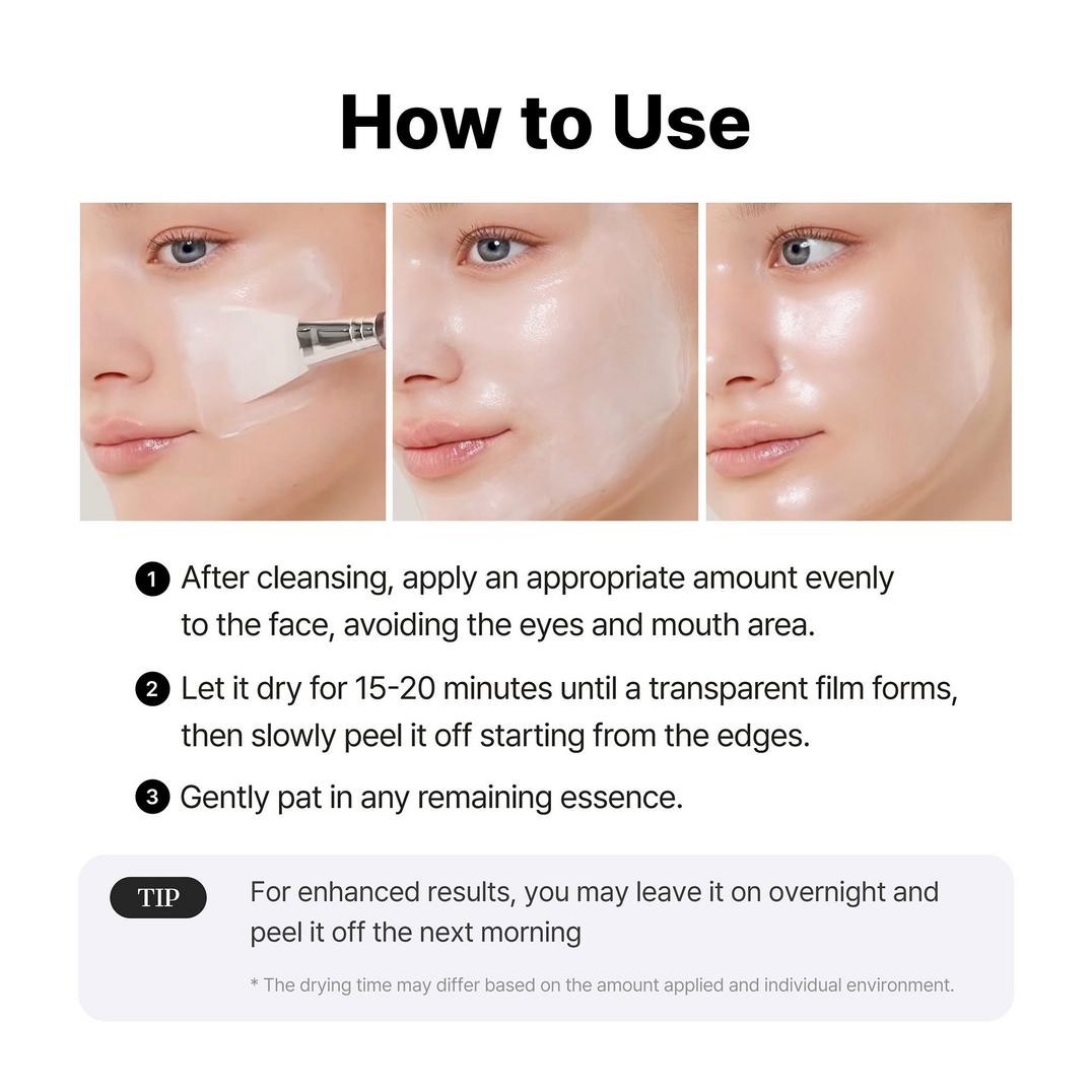 COSRX PDRN Exosome Skinplaning Glaze Mask with Collagen & Peptide