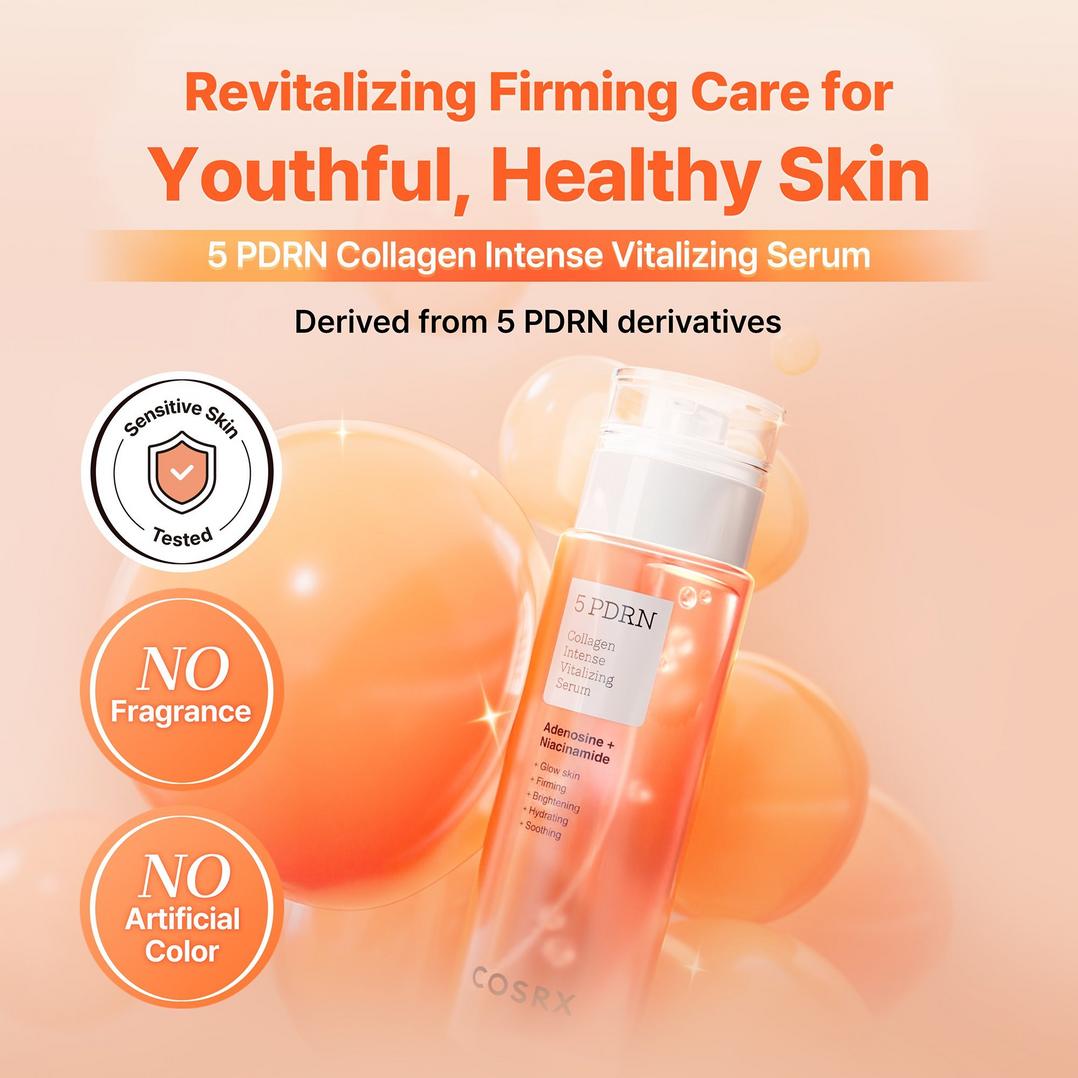 COSRX 5 PDRN Collagen Intense Vitalizing Serum with Adenosine & Niacinamide