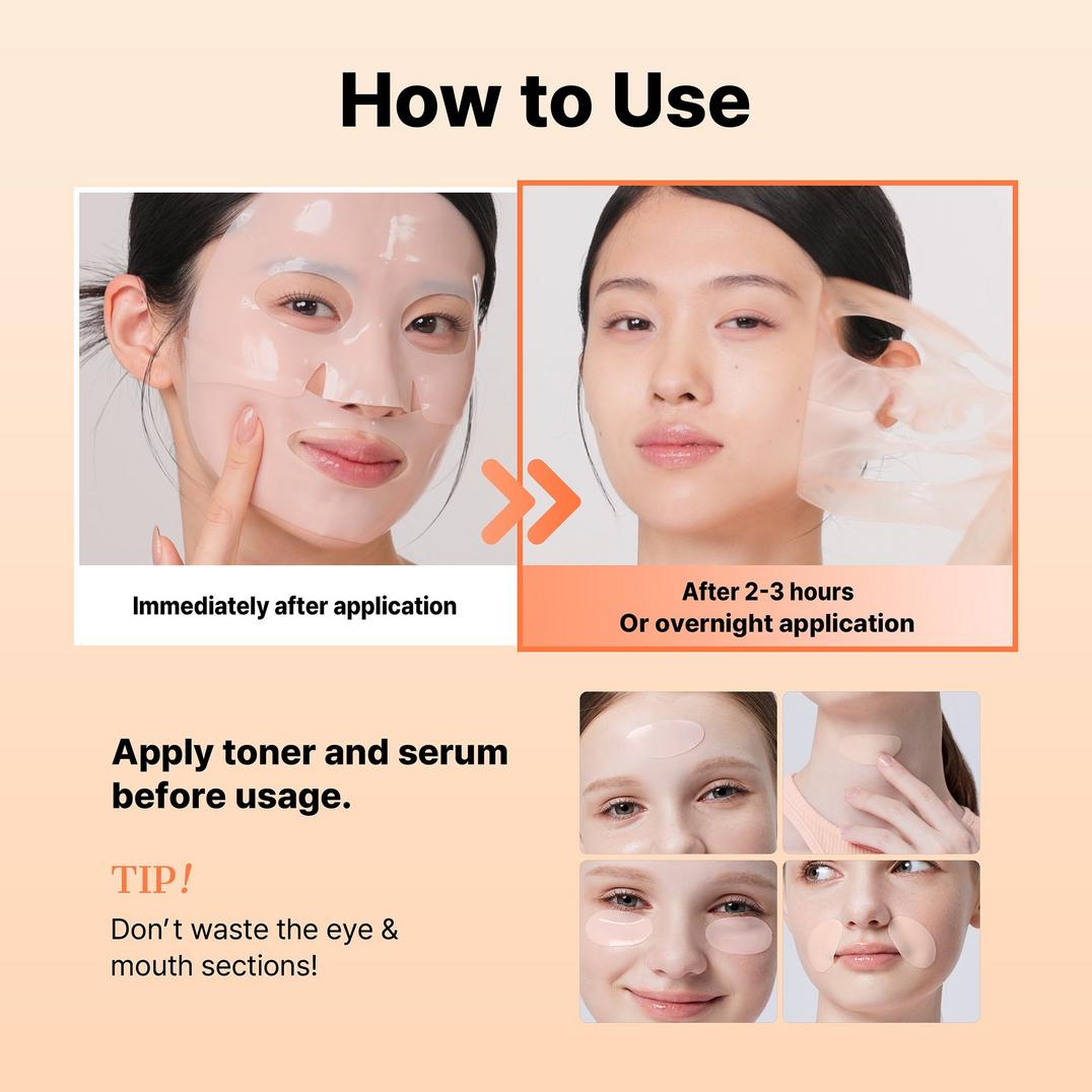 COSRX 5 PDRN Hyaluronic Acid Vital Hydrating Hydrogel Mask with Collagen & Adenosine