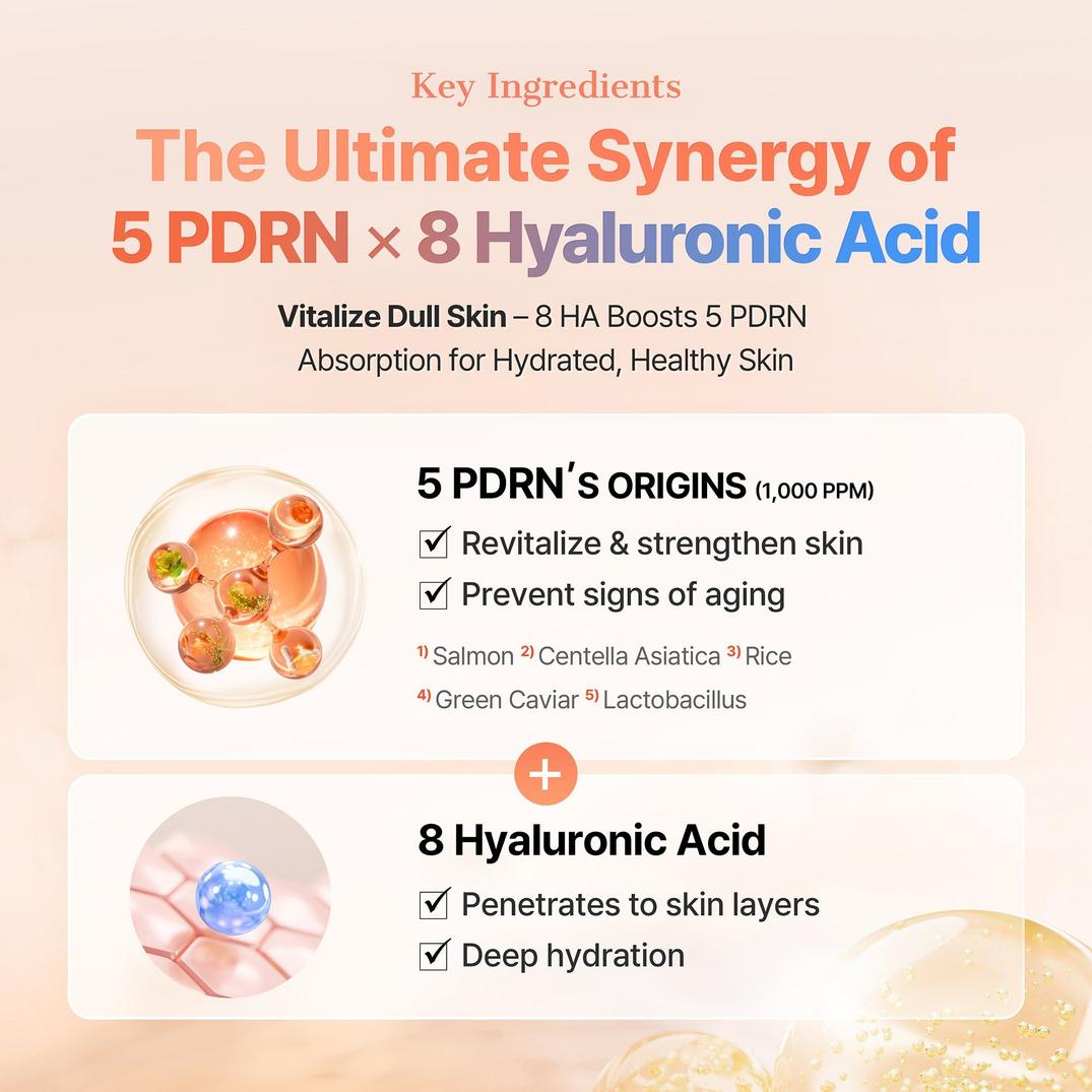 COSRX 5 PDRN Hyaluronic Acid Vital Hydrating Hydrogel Mask with Collagen & Adenosine