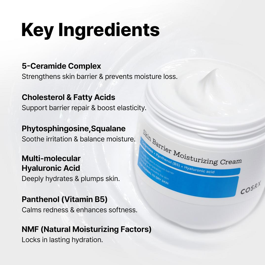 COSRX Skin Barrier Moisturizing Cream For Face & Body
